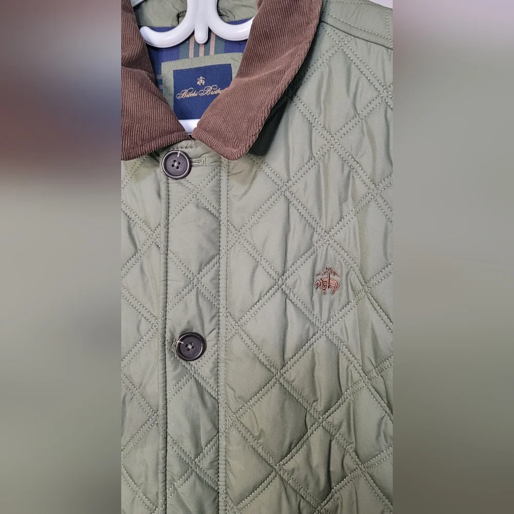 Brooks Brothers Men's Paddock Diamond Quilted Coat XXL Big & Tall - Picture 5 of 10